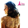 Embellished beaded caplet