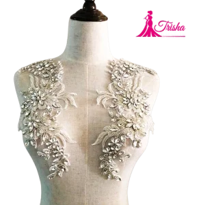 beaded appliques for evening wear