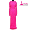 beaded evening dresses with sleeves