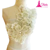 beaded floral applique