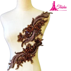 beaded motif appliques