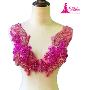 beaded patch for dress
