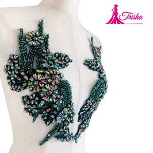 beaded patch for dress