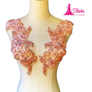 beaded motif appliques