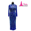blue evening gowns