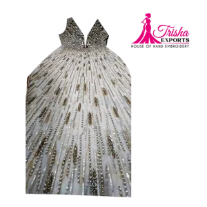 custom beaded panels for garments