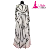 hand-beaded evening gown