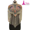 hand-beaded poncho