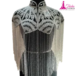 hand beaded poncho for women