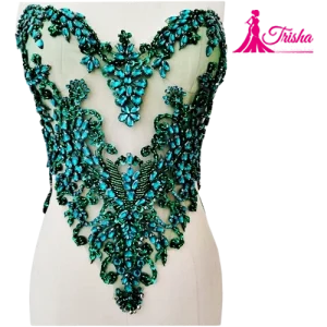 hand embroidered applique exporters