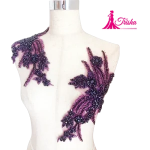 handmade beaded appliques