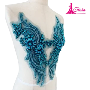 lace beaded applique