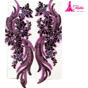 luxury beaded appliques