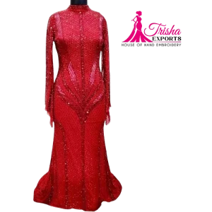 red evening gowns for women