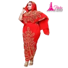 3D floral beaded sudanese toub