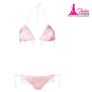 beaded bikini set