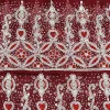 beaded lace george fabric