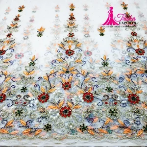 bridal beaded fabrics
