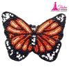 butterfly beaded design patches