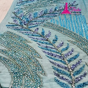 designer beaded fabric