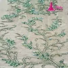 floral beaded fabric