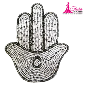 hand made beaded patches