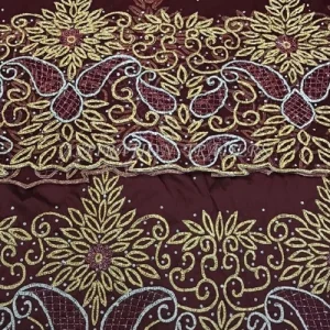 heavy beaded george material