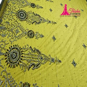 indian beaded fabric supplier