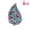 leafy beaded patch