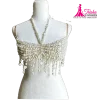 white bikinis in beaded craft