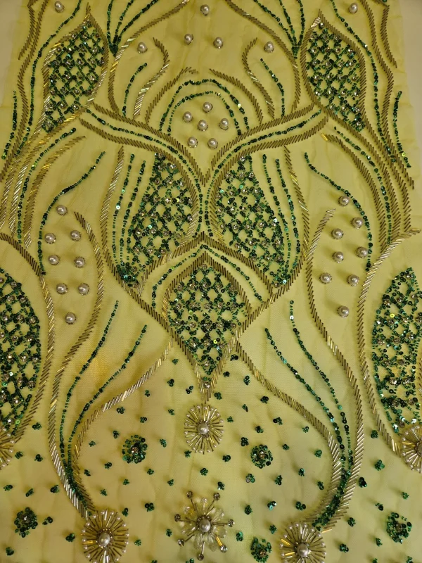beaded fabric for costumes