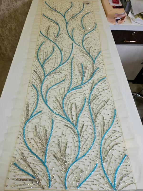 sequin beaded fabric