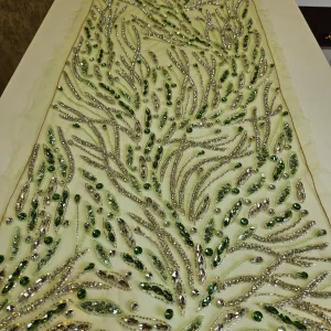 designer beaded fabric