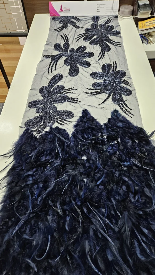beaded fabric