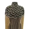 african beaded poncho outfit