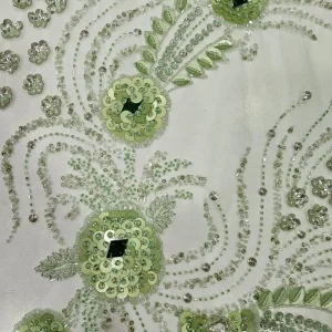 beaded fabric lagos