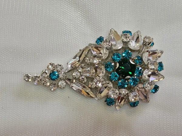 beaded lace patch for bridal wear
