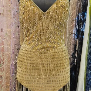 beaded mini dress for parties