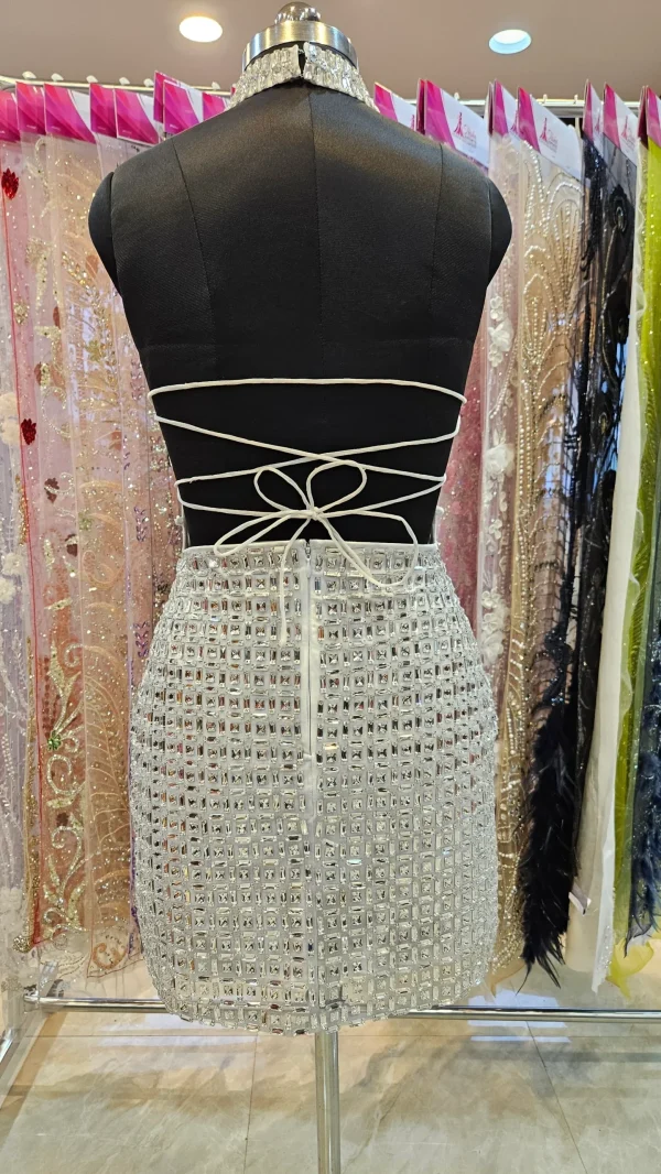 beaded mini dress manufacturer