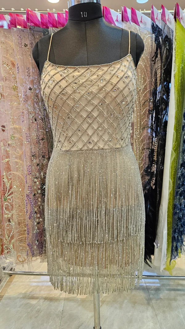 beaded mini dress supplier