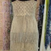 beaded reception party gown