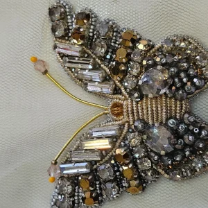 butterfly beaded patches manufacturer