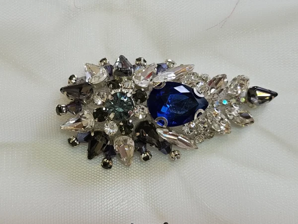 crystal beaded applique patch