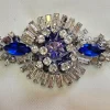 crystal beaded applique patch