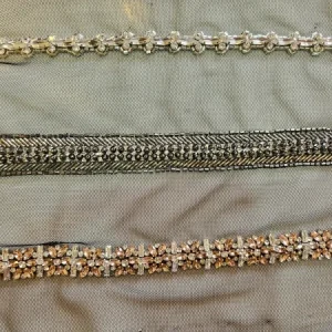 hand made beaded embroidered trims