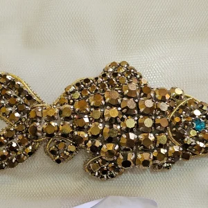 handmade beaded patches