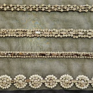 handmade beaded trims for fabrics
