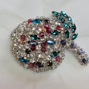 mirror work and beaded patch