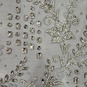 net beaded fabric exporter