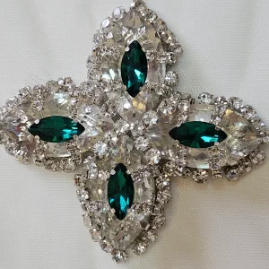 statement beaded patch for handbags